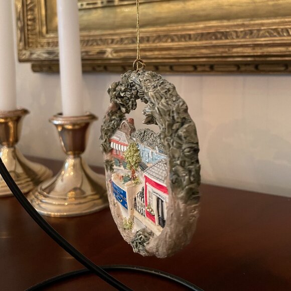 Vintage Hestia Ceramic Christmas Ornament - Picture 3 of 9